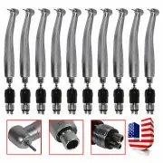 10 Dental Standard HEAD High Speed Turbine Handpiece w/ 4H Coupler for NSK S1#H