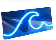 KOLLVNZX - Creative Design LED Neon Lights with LED Neon Lights Emitting Creative Acrylic Billboards with USB Lights, Light Bar