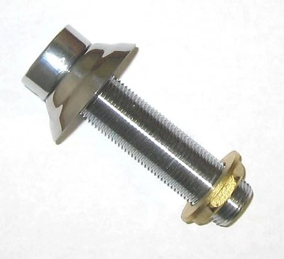 4" SHANK - Beer Parts - Kegerator Tap Keg Shank - STAINLESS STEEL FLANGE-4334AF