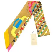 HERMES TWILLY BOUCLERIE MODERNE SILK WOMEN S SCARF 028