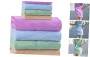 4 Colors Microfiber Towel Set Super Soft and 27.5X55 Green-yellow-blue-purple