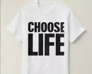 Choose Life T-Shirt | wham 80's George Michael Tshirt | Fancy Dress Retro 80s Sh