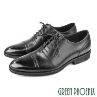在飛比找momo購物網優惠-【GREEN PHOENIX 波兒德】男鞋 真皮 紳士鞋 商