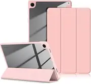 [DingGuagua] Case for Samsung Galaxy Tab A9+ Plus 11inch 2023,Shockproof Cover Clear Transparent Back Shell for Model (SM-X210/X215/X216) Auto Wake/Sleep Function,Pink