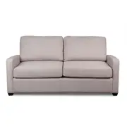 Nathan Double Upholstered Fabric Sofa Bed Lounge Couch With Memory Mattress Foam- Nouget
