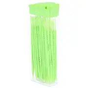 50 Pcs Plastic Toothpicks 2 Way Tooth Picks Interdental Brush Cleaners3996