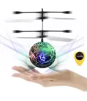 Slepwel UFO Flying Ball Magic led Light with Remote (Green)