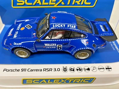 Scalextric DIGITAL C4398 Porsche 911 3.0 RSR #6 LWallys Jeans DPR 1/32 Slot Car