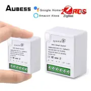 2~5PCS Supports 2 Way App Control Zigbee3.0 Mini Smart Switch Universal Breaker