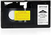 Bingxue VHS-C Cassette, SVHS VHS-C to VHS to Digital Converting for VCR Player, Video Cassette Player, Motorized VHS for Tape Collectors and Home Video Capturer