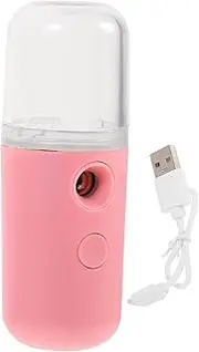 DRESSOOS Portable Charging Nano Mist Facial Handheld Spray Device for Non-slip Design Makeup Companion Pink