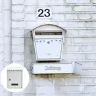 Retro Mailbox Wall Mount Locking Mailbox Wall Mailbox Lock Hanging Mailbox