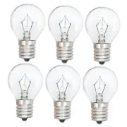 Lava Lamp Bulb 6 Pack 25W S11 E17 Base Replacement Light Bulbs for 14.5 Inch