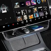 EVFITUS for Tesla Model Y/3 Under Screen Storage Shelf Organizer Tray Box Center Console Organizer for Tesla Model 3 Model Y Accessories Sunglasses Holder Case【Not Fit for Tesla Model 3 Highland 2024】