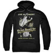 Hoodie - LIVE IN BUFFALO Pull-Over Sweatshirt cotton