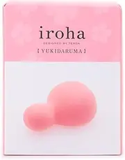iroha TENGA IHM-26 Yuki Vibrator for Women, Soft Touch Silicone Waterproof Rechargeable Vibrator, Nadeshiko Color
