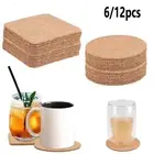 Cork Coaster Cup Mats Coffee Cup Pad Cup Coasters For Home Kitchen Supplies