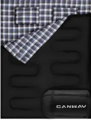 Sleeping Bag,2 Person Double Sleeping Bag Lightweight Waterproof By Canway