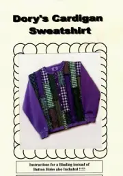 Dory's Cardigan Sweatshirt Craft Pattern by Crafts by Dory