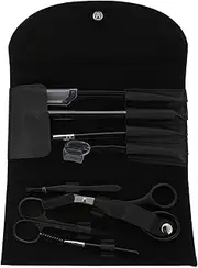 ARTSEWPLY Complete Eyebrow Trimmer Set 8pcs Grooming Kit Razor Scissors Comb Tweezers for Men and Women