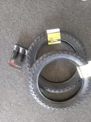 Sunlite tires 16 X 2.125 (2) and smaller pegs (2)