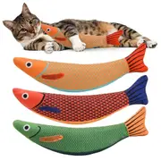 Cat Catnip Toys, Catnip Fish Toy for 3pcs Cats, Wrinkling Cat Kicker Toys, Indoor Cats and Cats Interactive Plush Soft Cat Toys for Cats