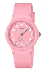 Casio POP Analog Pink Bio Based Resin Pink Dial Quartz LQ-24B-4B WR Ladies Watch