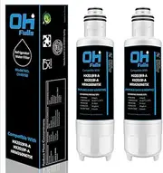 OHFULLS HX2019FR-A HX2019F-A Water Filter Replacement, Compatible with Hisense HRM260N6TSE HRFD560SW HRCD585BW HRFD634BW HRCD650BW HRCD586TBWB Mora MRM260N6TSE, 2-Pack