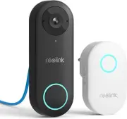 REOLINK Video Doorbell Camera with Chime, Wired PoE IP Security Cam Outdoor, ...