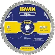 IRWIN Tools Metal-Cutting Circular Saw Blade, 8-inch, 50T (4935557)