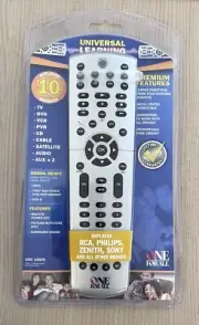 ONE FOR ALL URC10820N Universal Learning Replace 10 Remote Controls Sealed