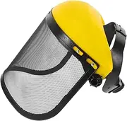 Mobestech Protective Face Guard Grass Cutting Metal Mesh Guard Woodworking Face Mask Safety Mask Equipment Gear Ideal for Gardening