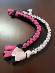 Bundle Of 2 Medium 9 Inch Square Knotted Cotton Dog Tug toys