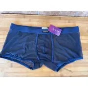 NWT Mens XL Mesh Cockcon Blue Underware Sexy Mens Evankin