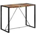 Solid Reclaimed Wood Timber Bar Table Industrial Dining Kitchen Pub High Desk