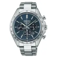 在飛比找Yahoo奇摩購物中心優惠-SEIKO Criteria 經典三眼太陽能時尚腕錶V175