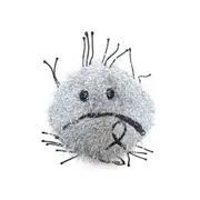 Giant Microbes Melanoma Human Biology Soft Plush Cuddle Stuffed Toy White
