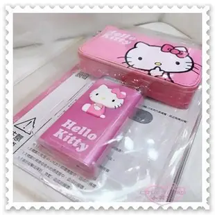 小公主日本精品♥Hello Kitty 行動電源 充電器 LED手電筒 附收納袋 7800mAh 粉 21061103