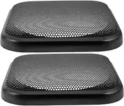 Kichvoe 2Pcs Car Speaker Grill Covers Durable Speaker Guard for Audio Speakers Easy Installation Protection for Automotive Sound Systems