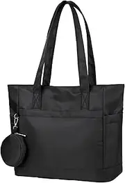 [FALAZAR] Tote Bags for Women with Removable Small Pouch,Large Shoulder Bag with Zipper,Waterproof Crossbody Bag for Office, Shopping, Work, Beach,Travel