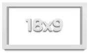 18x9 Shadow Box High Gloss White Display Frame | 1.625 Inches Deep | 1 Inch Moul