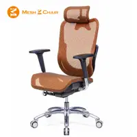 在飛比找PChome24h購物優惠-【Mesh 3 Chair】華爾滋人體工學網椅-尊爵版(亮橘