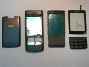 Nokia X3-02 Brand New 100% Genuine Original Full Housing Set 6 Parts Gray
