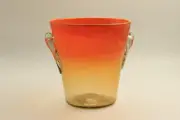 Blown Glass Ice Container