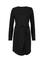 GAUGE81 Izu Twisted Silk-satin Mini Dress - Black - 38 (UK10 / S) 38 (UK10 / S)