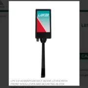 LPV 3.0 VERSAPOUR SELF-SERVE LEVER WITH FRONT SODA LEVER AND MOUNTING BLOCK