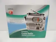 Radio Shack 20-238 Emergency Crank Radio Flashlight Generator powered