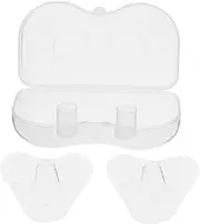 KOCKSHION Flat Breastfeeding Nipple Shields with Storage Case 2 Pack for Nursing Support