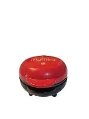 My Mini Red Donut Shaped Waffle Maker 5" Non-Stick Quickly Heats Brand New