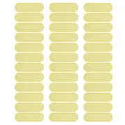80 Pcs 0.87"x0.28" Phone Dustproof Net Sticker Phone Speaker Cover Yellow
